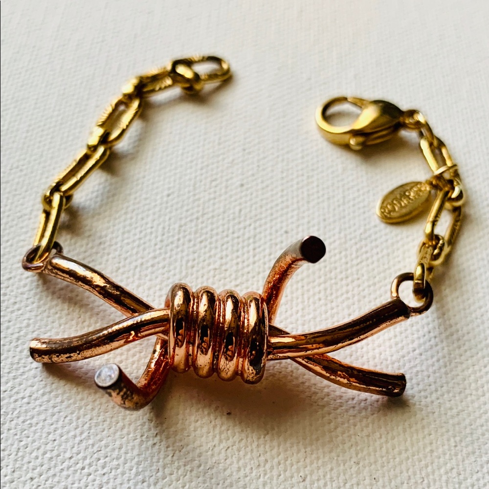 Rodarte barb wire runway punk bracelet